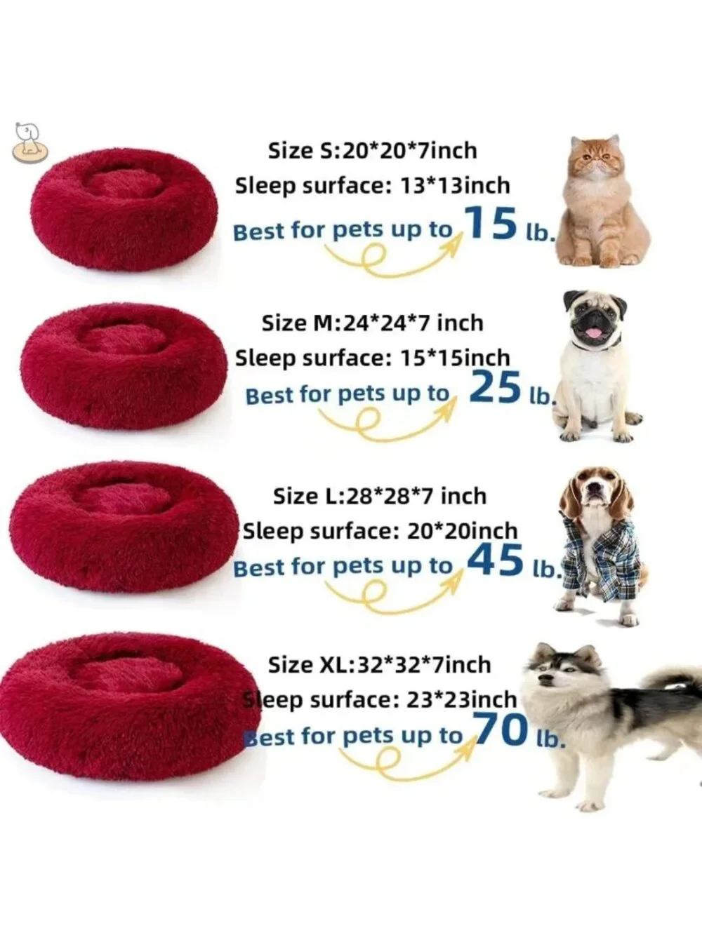 Cozy Washable Cat Bed 24